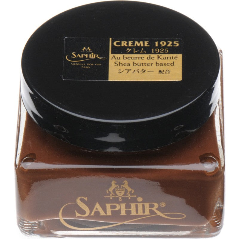 Product image for Saphir Creme 1925 Cream Jar 75ml in medium brown