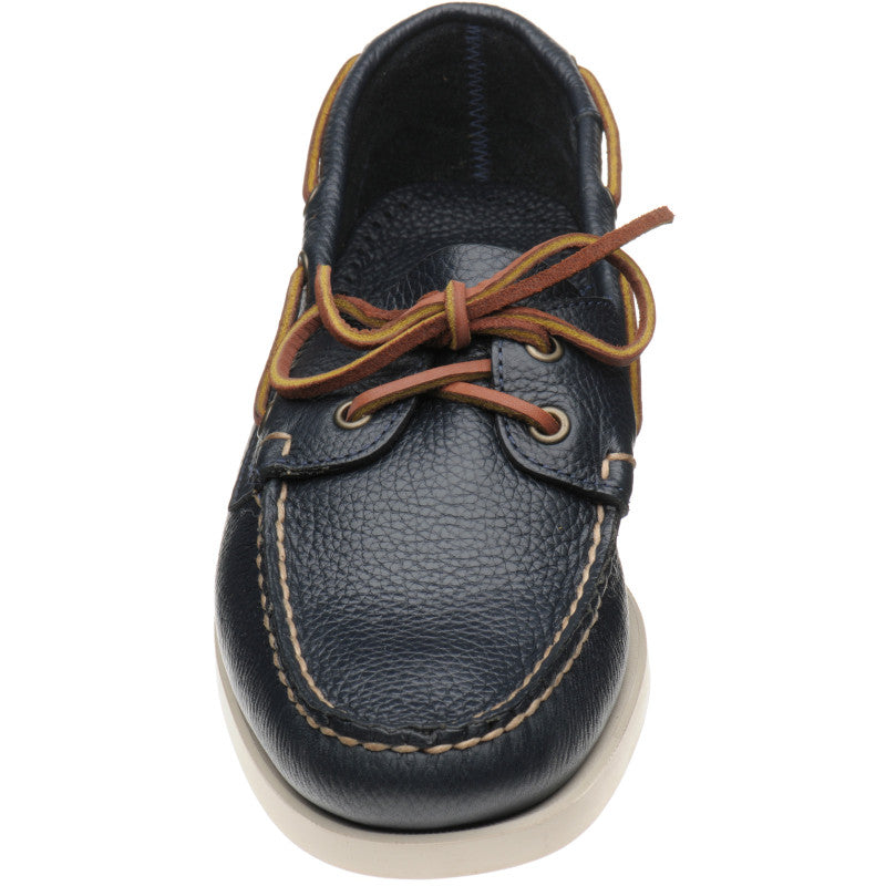 Product image for Sebago Dockside Portland in blue navy grain