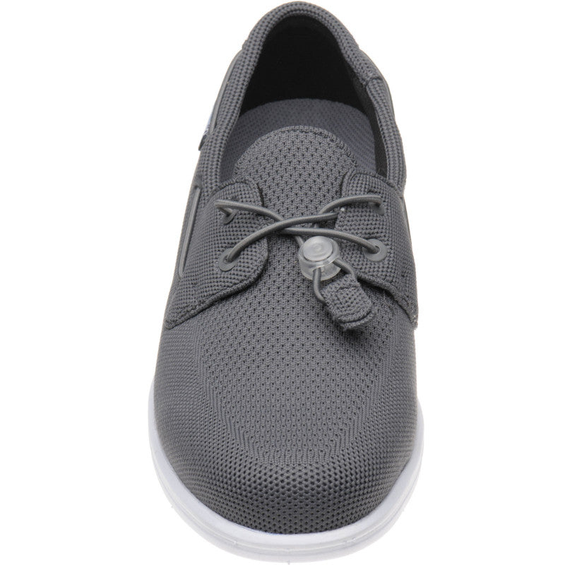 Product image for Sebago Monterey mens rubber-soled deck shoes in dark grey