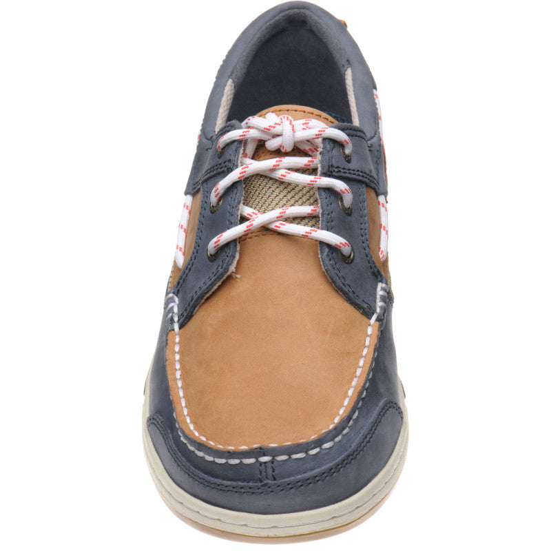 Product image for Sebago Triton Three Eye in blue navy cognac red