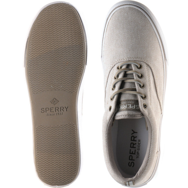 Product image for Sperry Striper II mens rubber-soled Oxfords in taupe