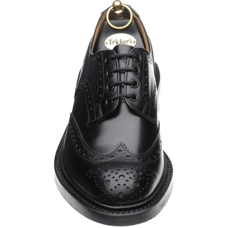 Product image for Trickers Bourton in black calf