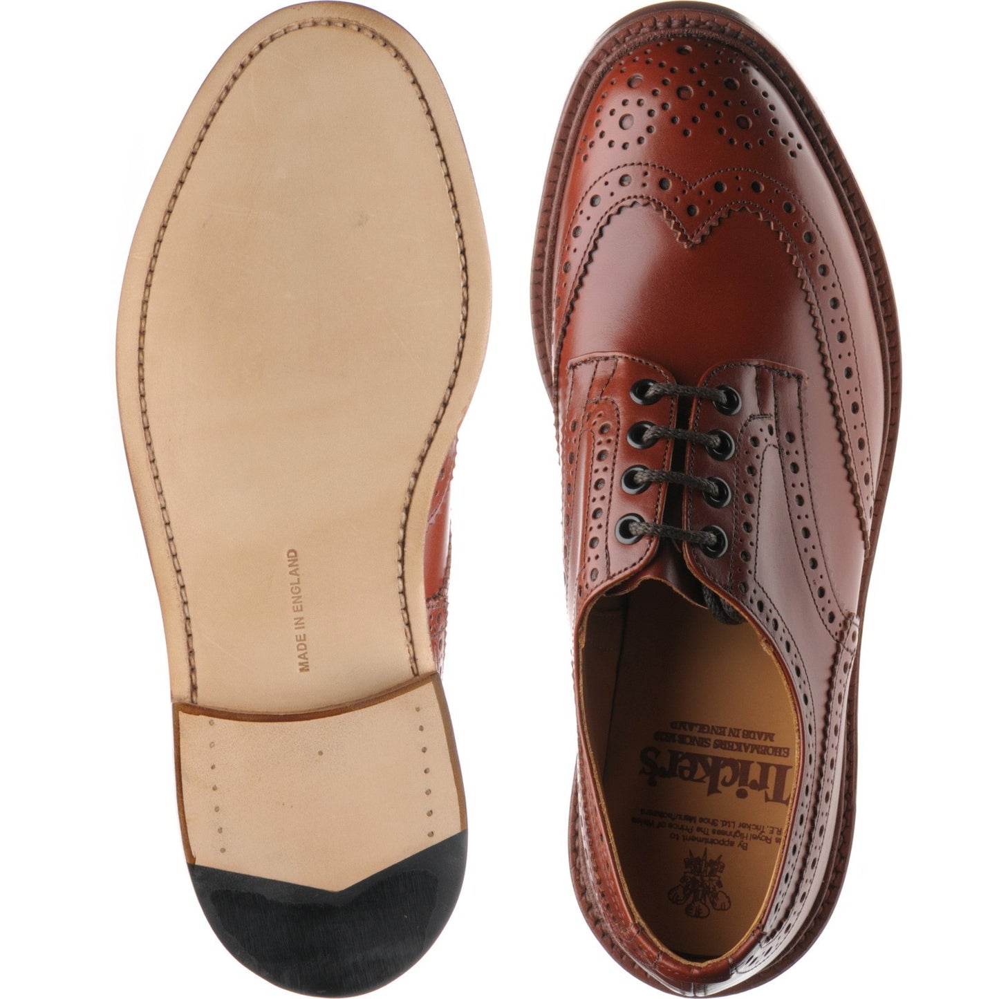 Product image for Trickers Bourton in marron calf