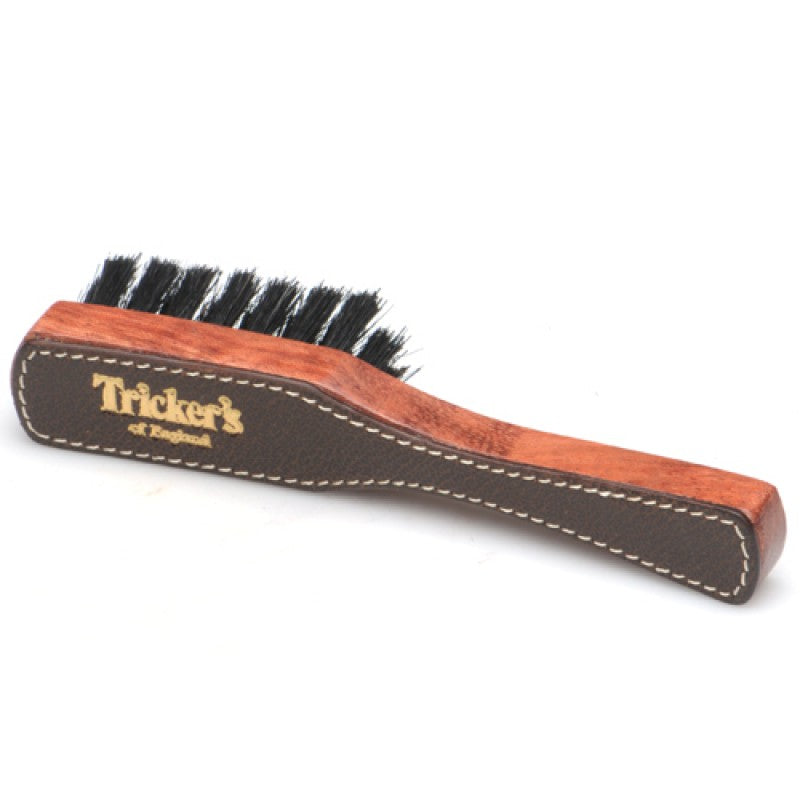 Product image for Trickers Shoe Brush Welt in black horse bristle