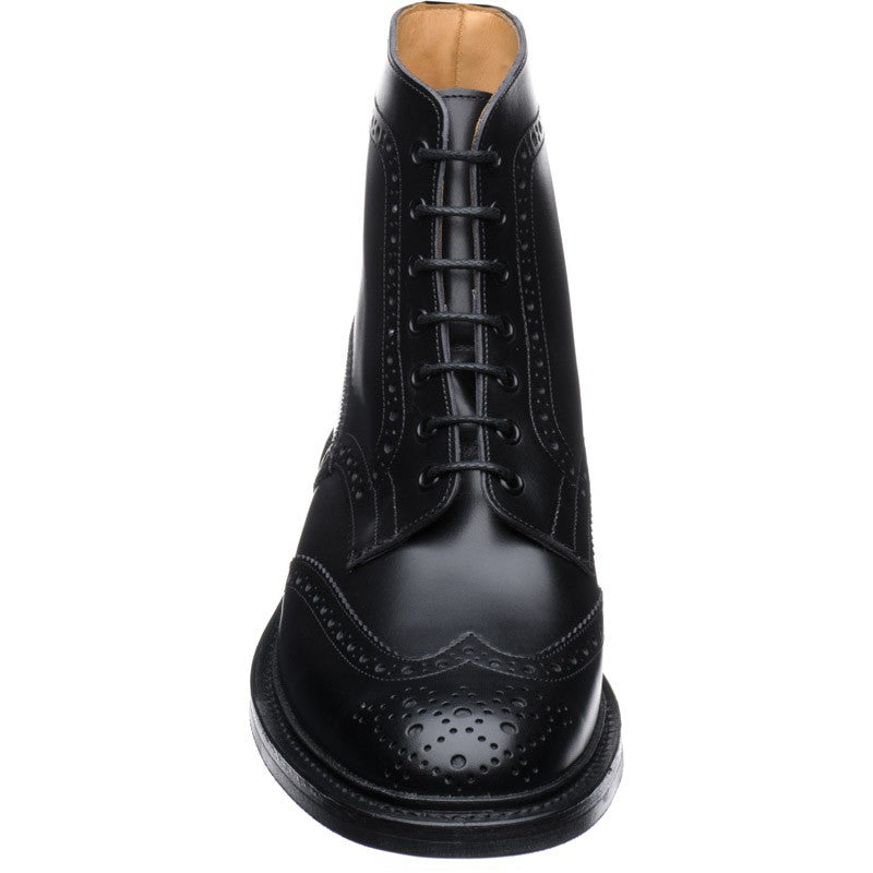 Product image for Trickers Stow (Rubber) in black calf