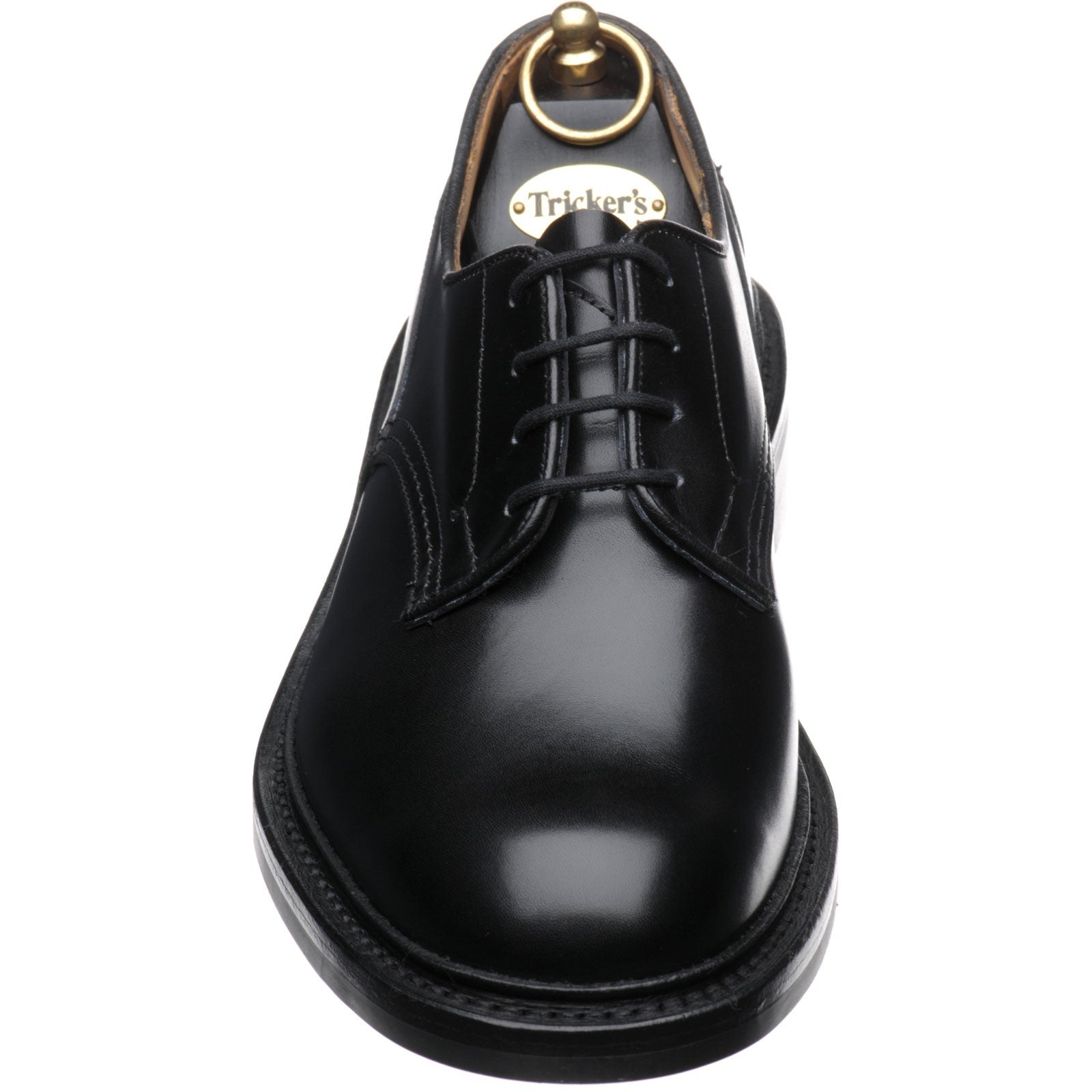 Product image for Trickers Woodstock (Rubber) in black calf