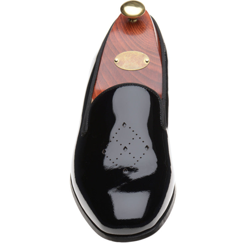 Product image for Wildsmith Model 2 mens house shoes in black patent