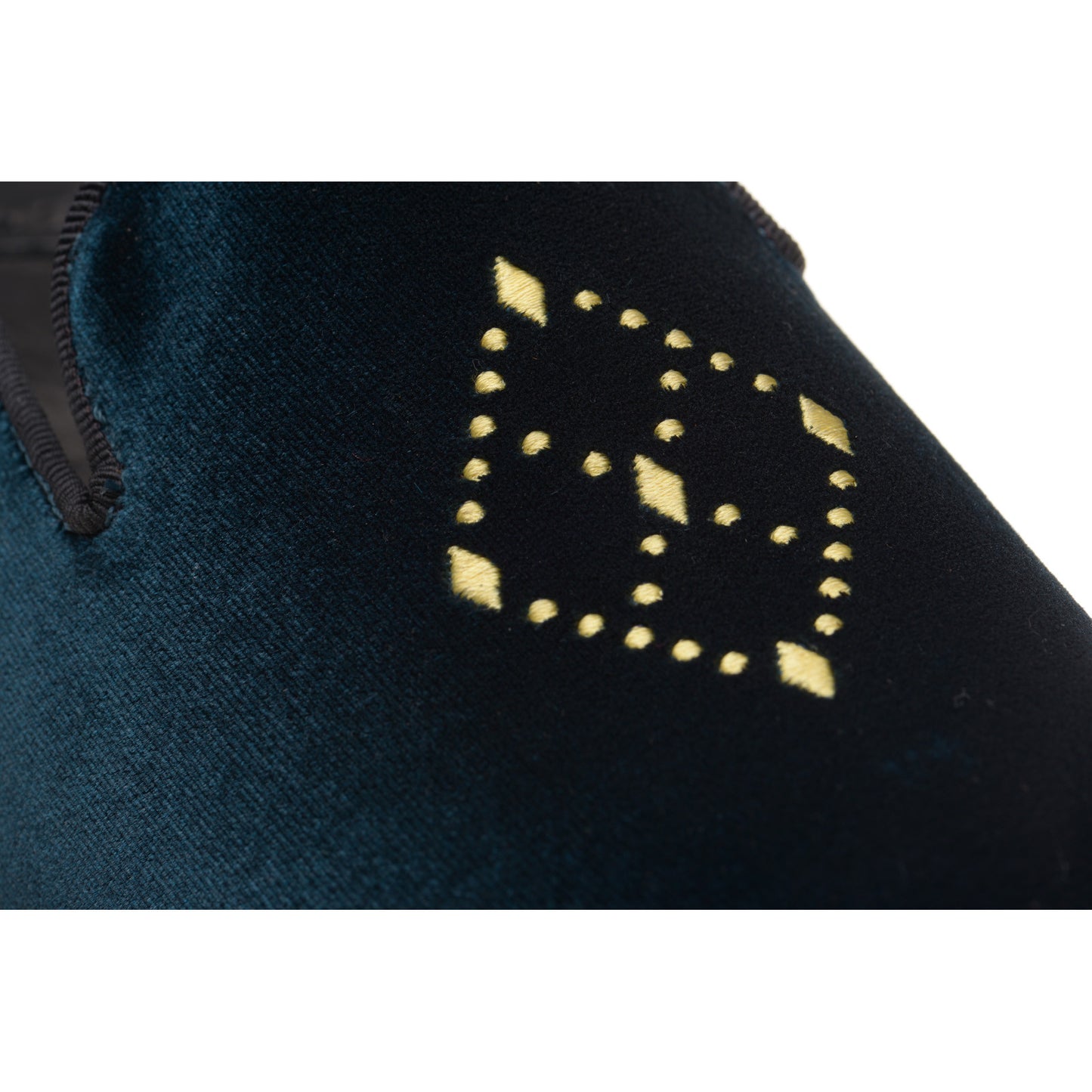 Product image for Wildsmith Model 2 mens house shoes in emerald velvet