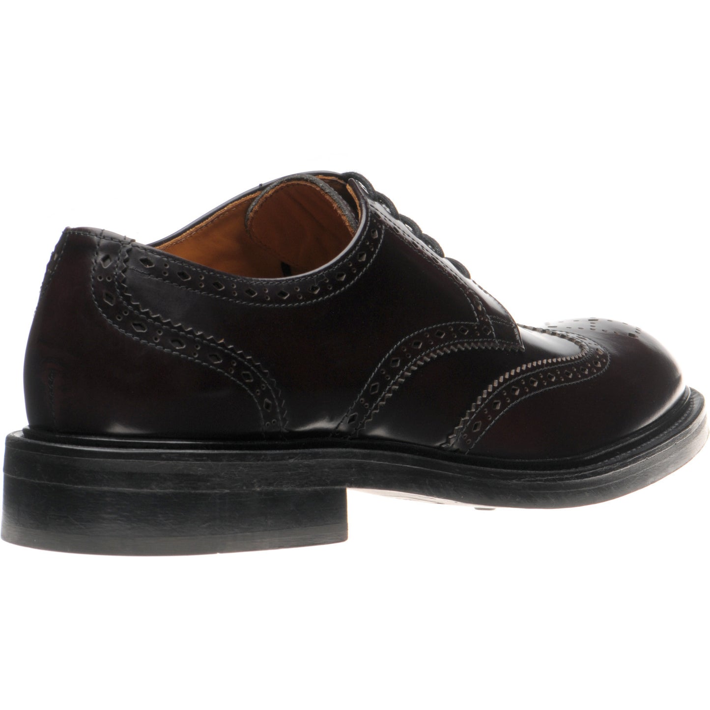 Product image for Wildsmith Model 39 mens brogues in burgundy polished