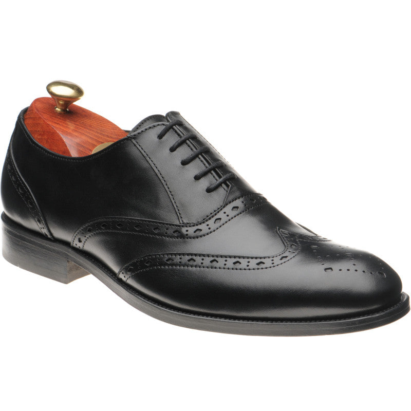 Product image for Wildsmith Model 42 mens brogues in black calf