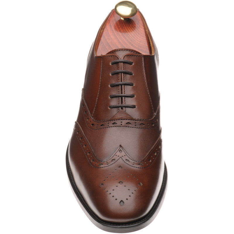 Product image for Wildsmith Model 42 mens brogues in cognac calf