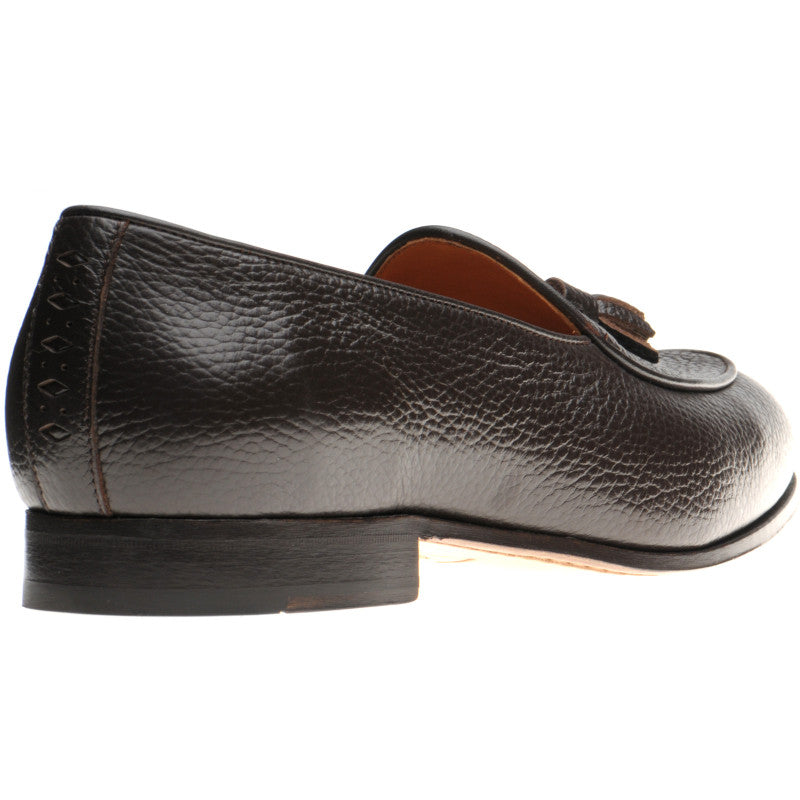 Product image for Wildsmith Model 88 mens tasselled loafers in brown grain (second)