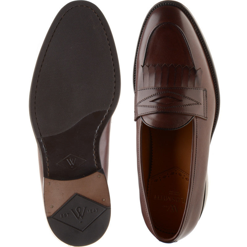 Product image for Wildsmith Model 8 mens loafers in conker calf (second)