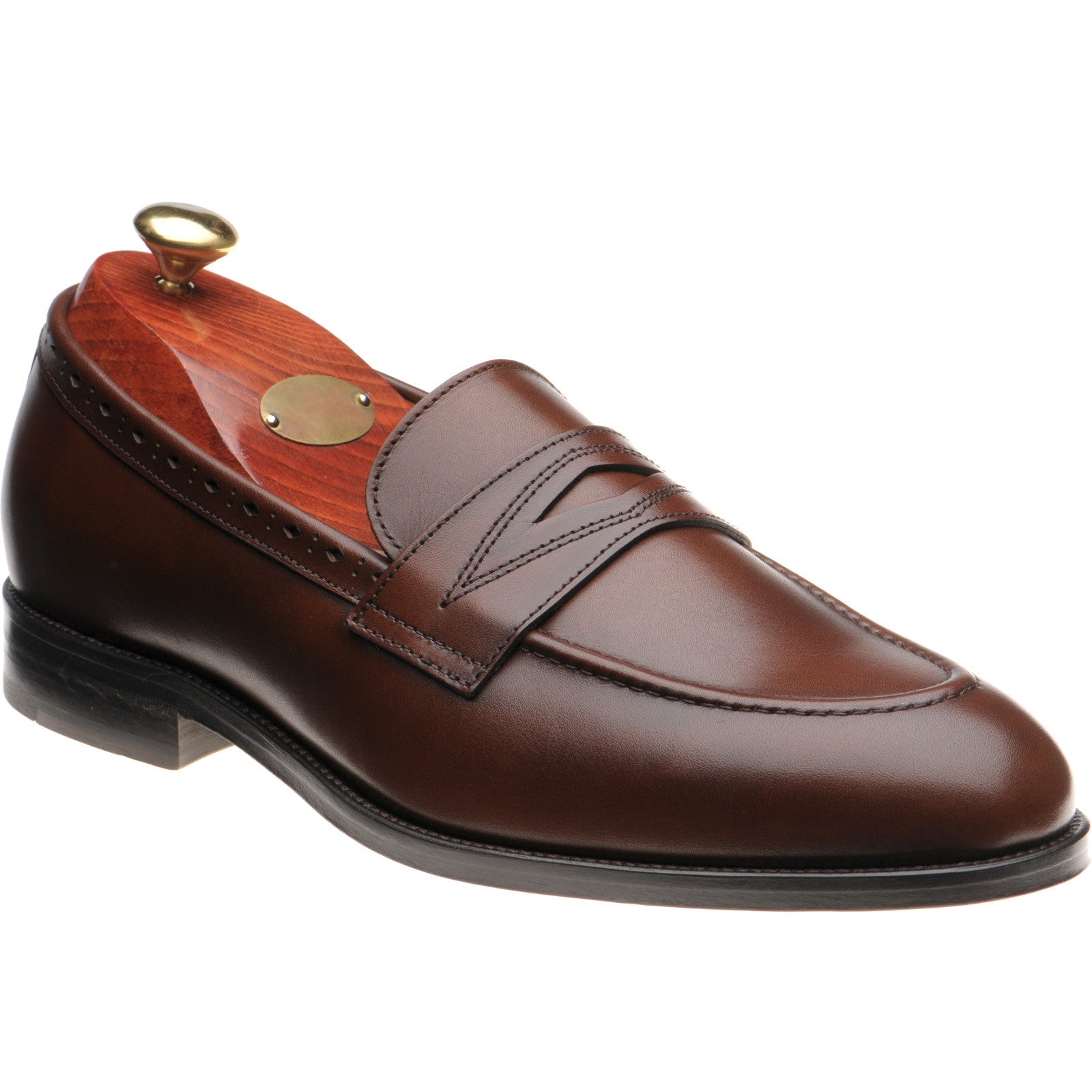 Product image for Wildsmith Model 98 mens loafers in cognac calf