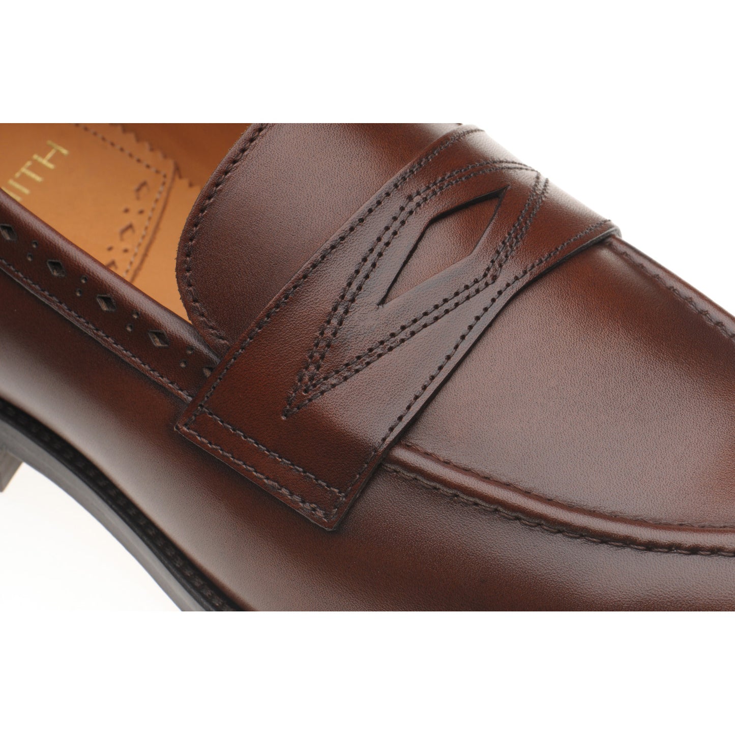 Product image for Wildsmith Model 98 mens loafers in cognac calf