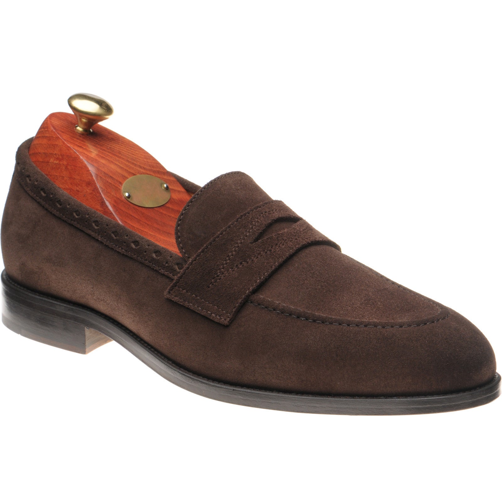 Product image for Wildsmith Model 98 in dark brown suede