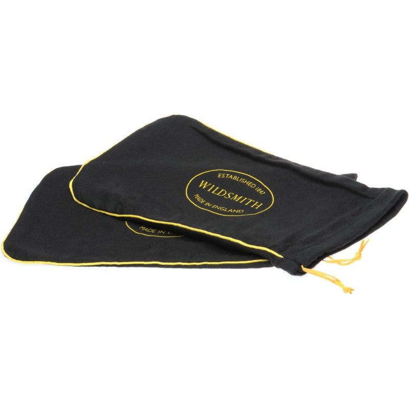 Product image for Wildsmith Pair of Shoe Bags in black cotton