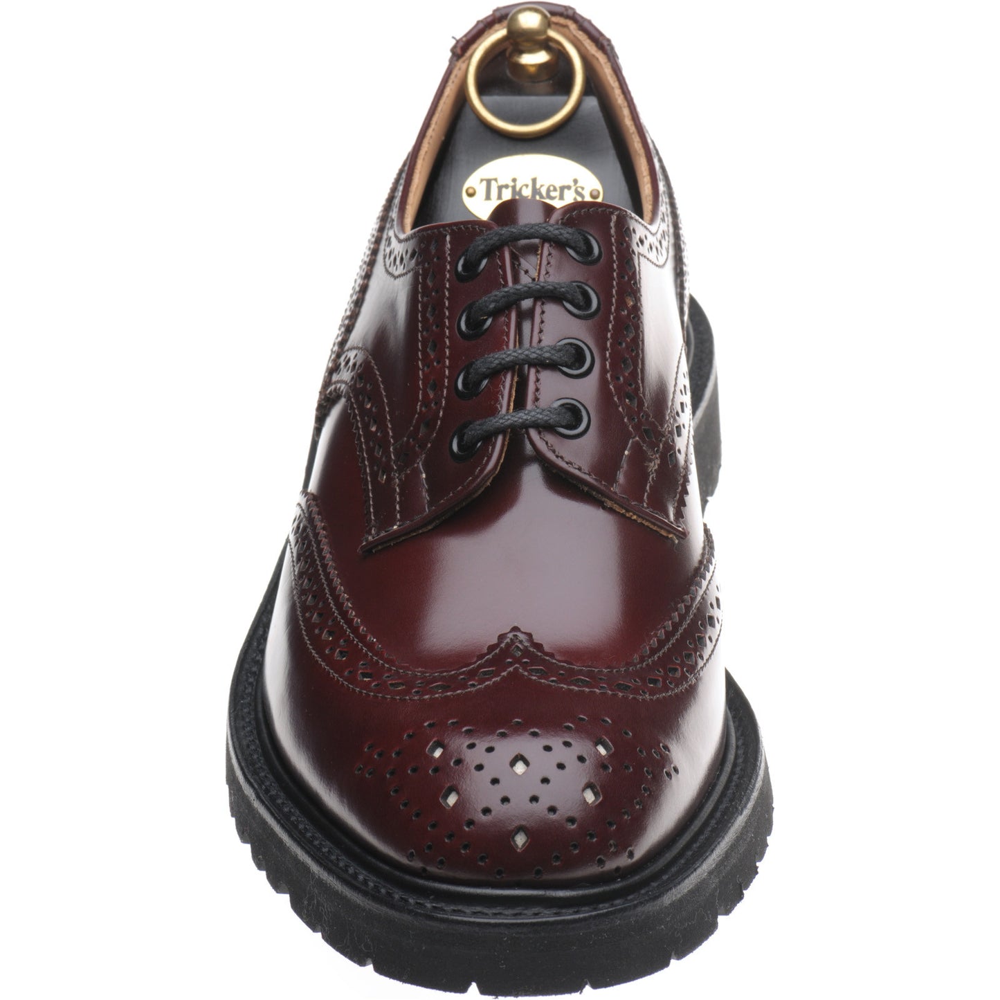 Product image for Wildsmith Wildsmith Bourton LW mens rubber-soled brogues in burgundy polished