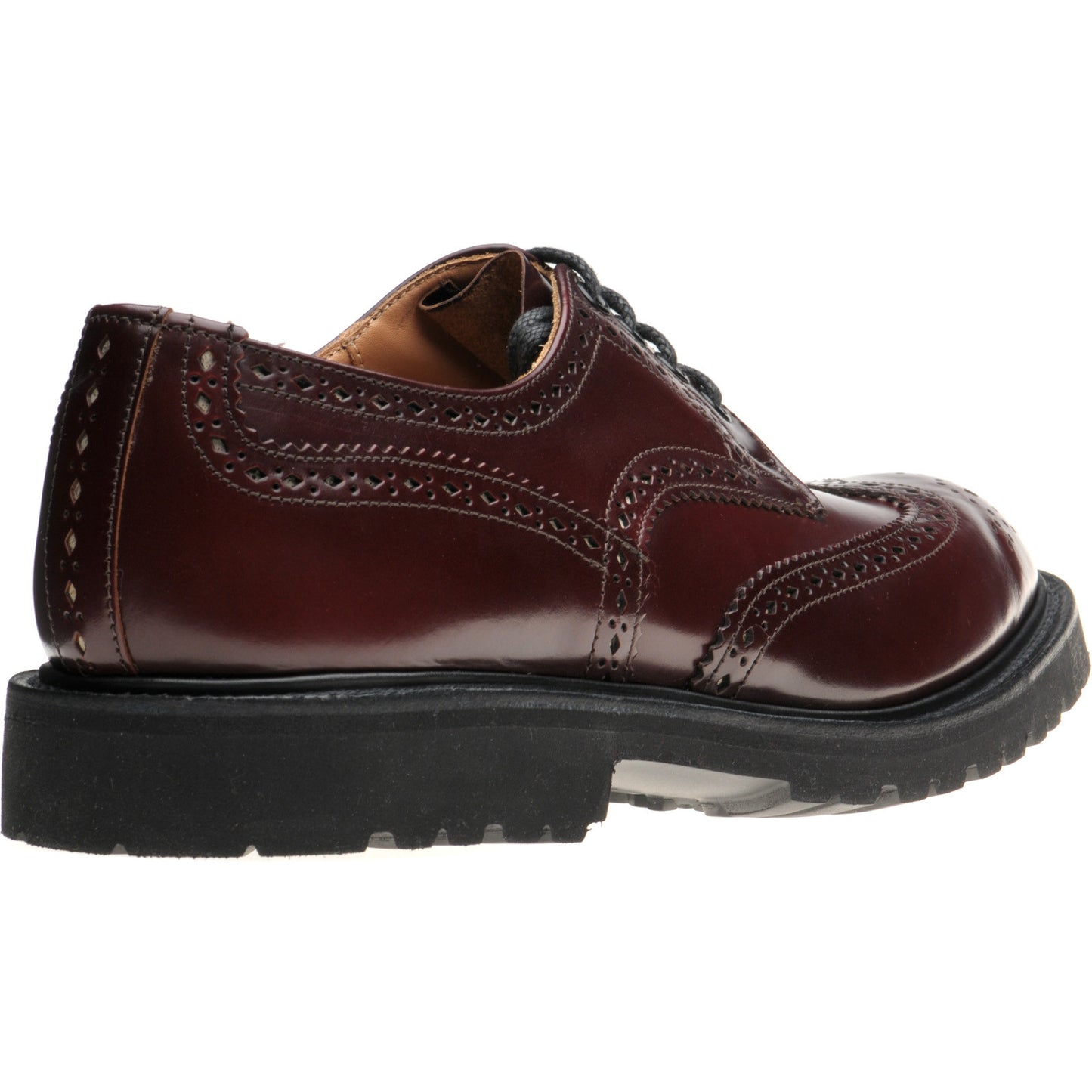 Product image for Wildsmith Wildsmith Bourton LW mens rubber-soled brogues in burgundy polished