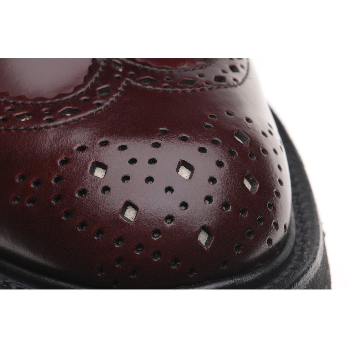 Product image for Wildsmith Wildsmith Bourton LW mens rubber-soled brogues in burgundy polished