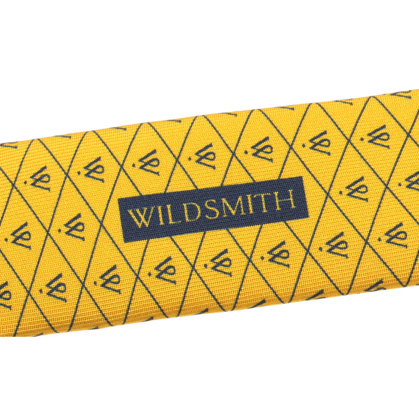 Product image for Wildsmith Wildsmith Club Tie in yellow