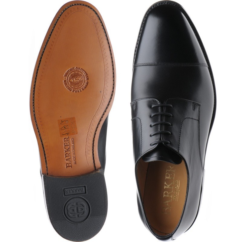 Barker shoes | Barker Professional | Epping Derby shoe in Black Calf at ...