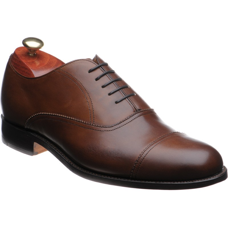 Barker shoes | Barker Sale | Nevis Oxford in Walnut Calf at Herring Shoes