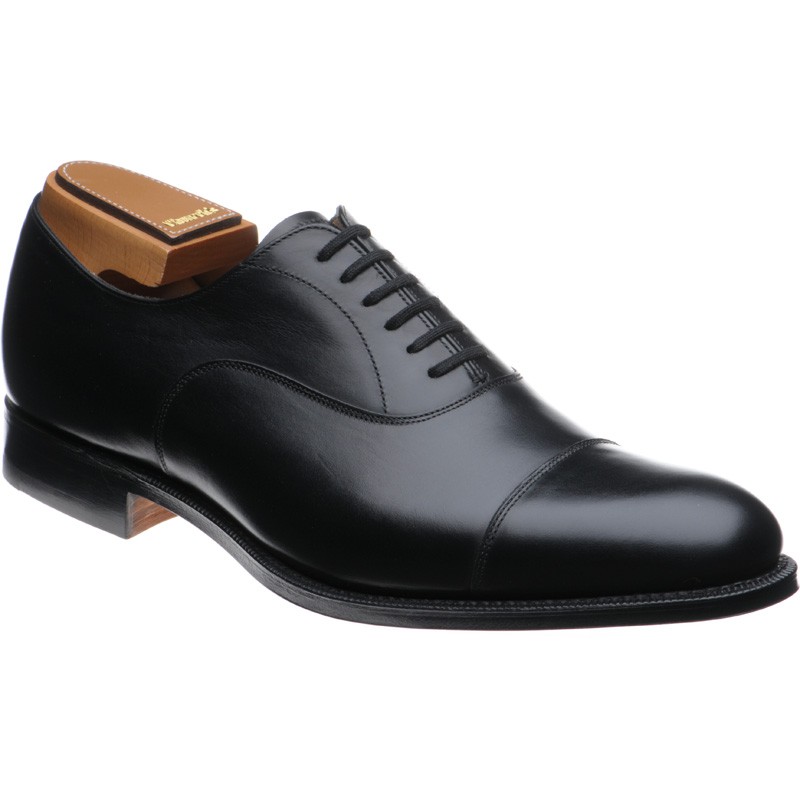 Church shoes | Church Office | Dubai Oxfords in Black Calf at Herring Shoes