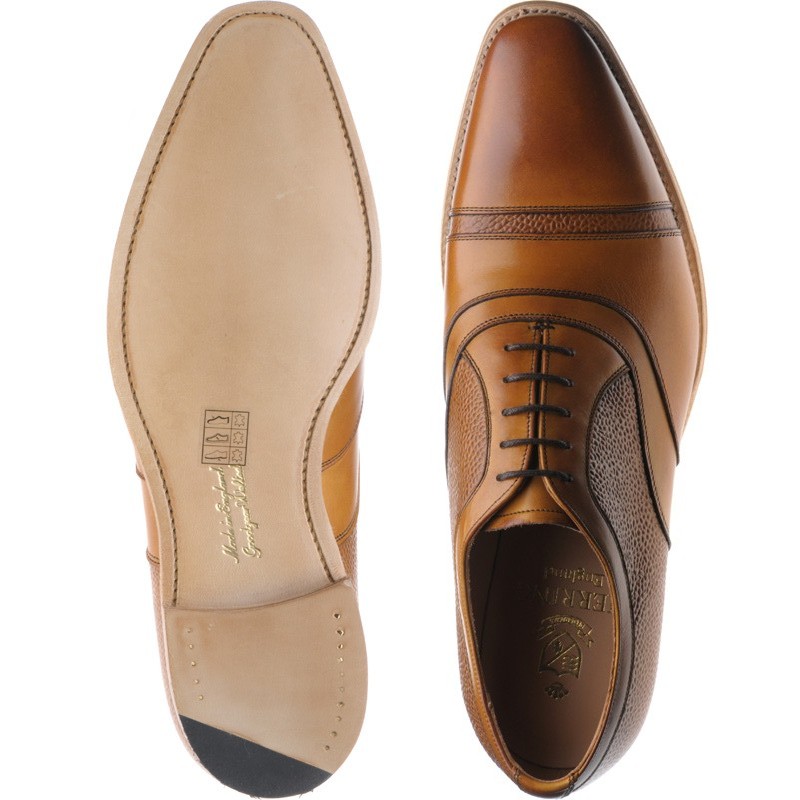 Herring shoes | Herring Premier | Haytor in Chestnut calf and Almond ...