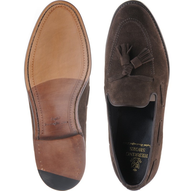Herring shoes | Herring Classic | Ascot II tasselled loafer in Brown ...