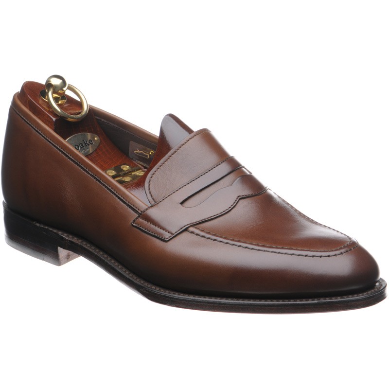 Loake shoes | Loake Sale | Whitehall loafer in Dark Brown at Herring Shoes