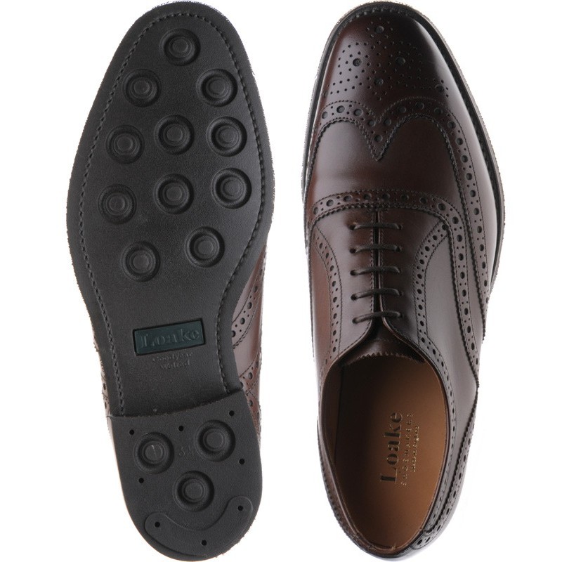 Loake shoes | Loake Shoemaker | Cumbria in Dark Brown at Herring Shoes