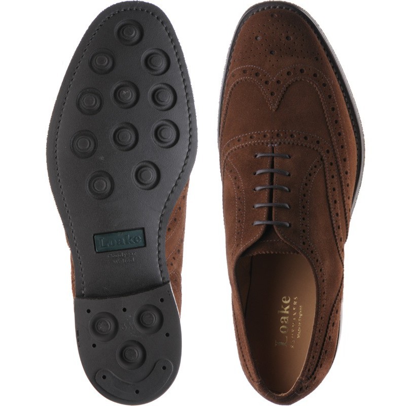 Loake shoes | Loake Shoemaker | Cumbria in Brown Suede at Herring Shoes