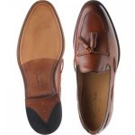 Loake shoes | Loake 1880 Anniversary | Temple tasselled loafer in Brown ...