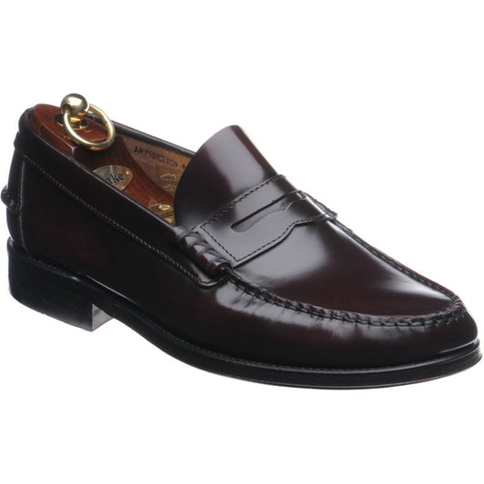Product image for Loake Princeton in burgundy polished