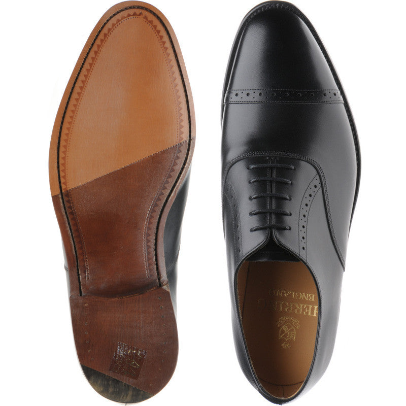 Product image for Herring Belgravia in black calf