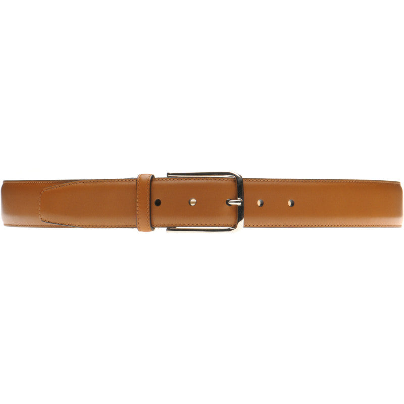 Product image for Herring Westminster II Belt in tan calf silver buckle