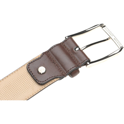 Product image for Herring Westminster II Belt in brown calf silver buckle