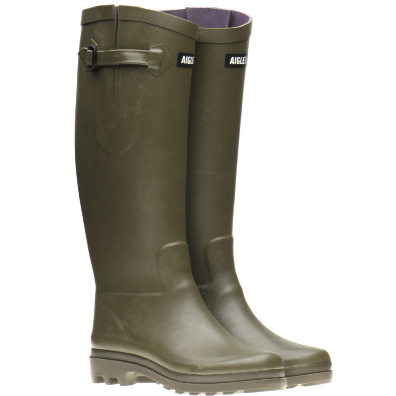 Product image for Aigle Aiglentine 2 ladies rubber-soled boots in khaki