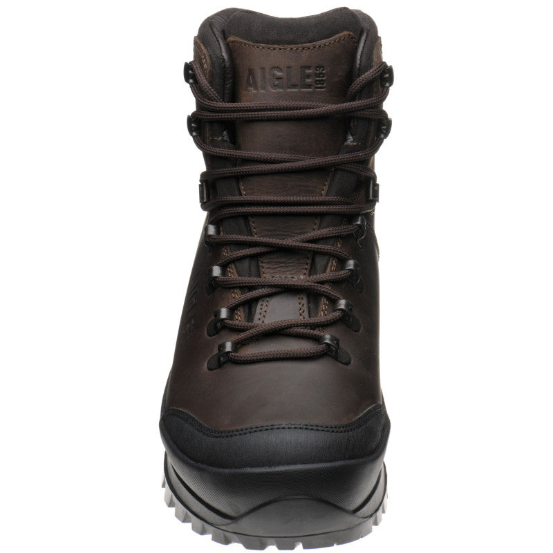 Product image for Aigle Muntagna mens rubber-soled boots in dark brown