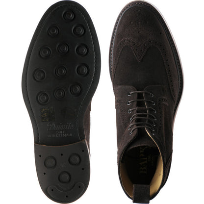 Product image for Barker Calder in choc burnished suede