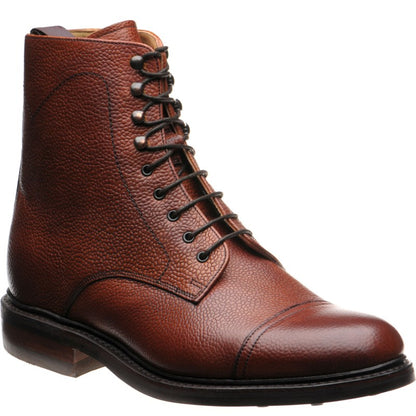 Product image for Barker Donegal in antique rosewood grain calf