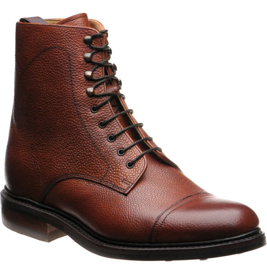 Product image for Barker Donegal in antique rosewood grain calf