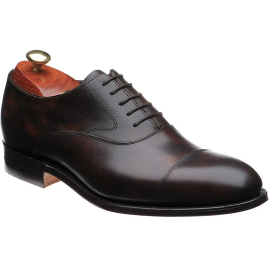 Product image for Barker Falsgrave in dark brown shadow calf