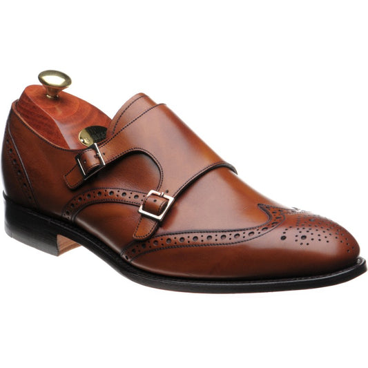 Product image for Barker Fleet in antique rosewood calf