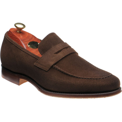 Product image for Barker Gates in castagnia suede