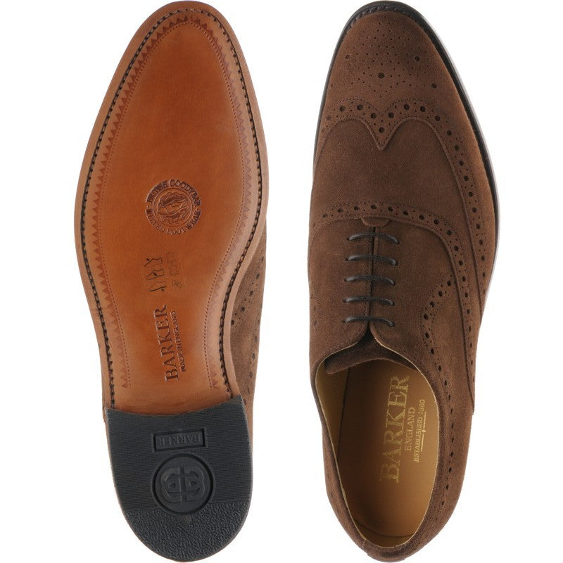 Product image for Barker Hampstead in castagnia suede