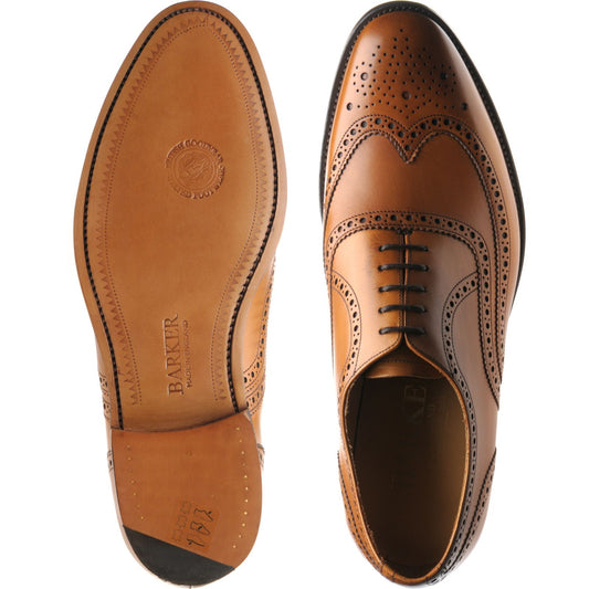 Product image for Barker Malton in cedar calf