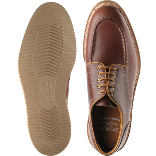 Product image for Barker Michigan in brown waxy calf