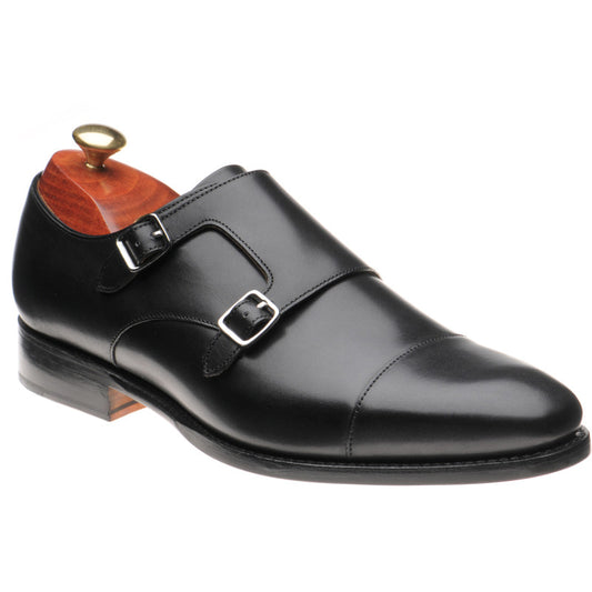 Product image for Barker Middlewich in black calf